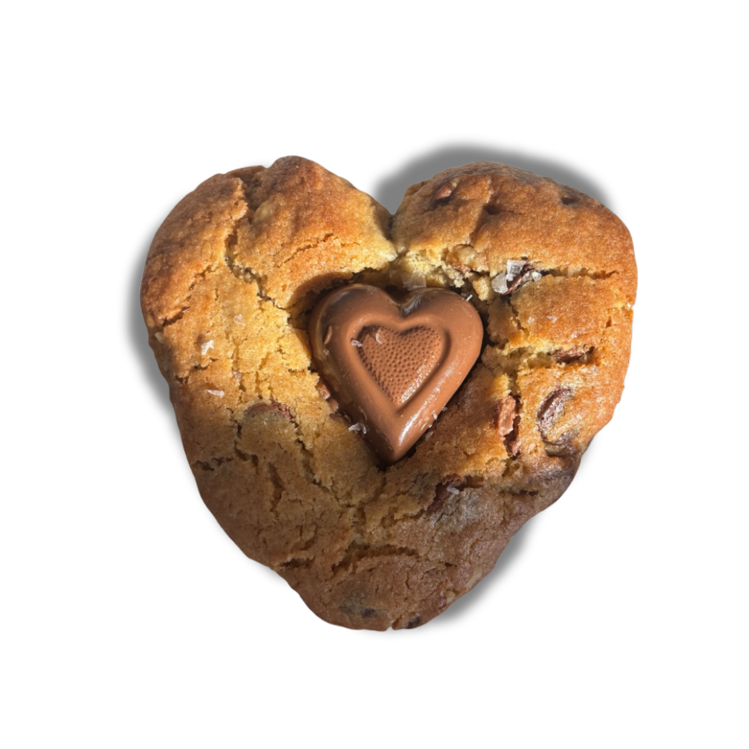 Heart Chocolate walnut cookie 🤎